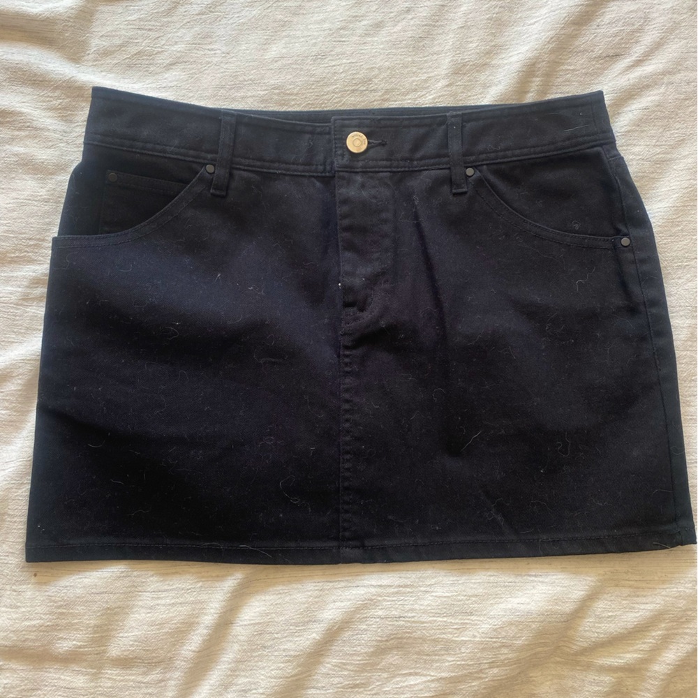 Aritzia Wilfred Denim Mini Skirt